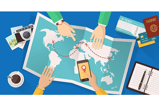 Mapa de viagens
